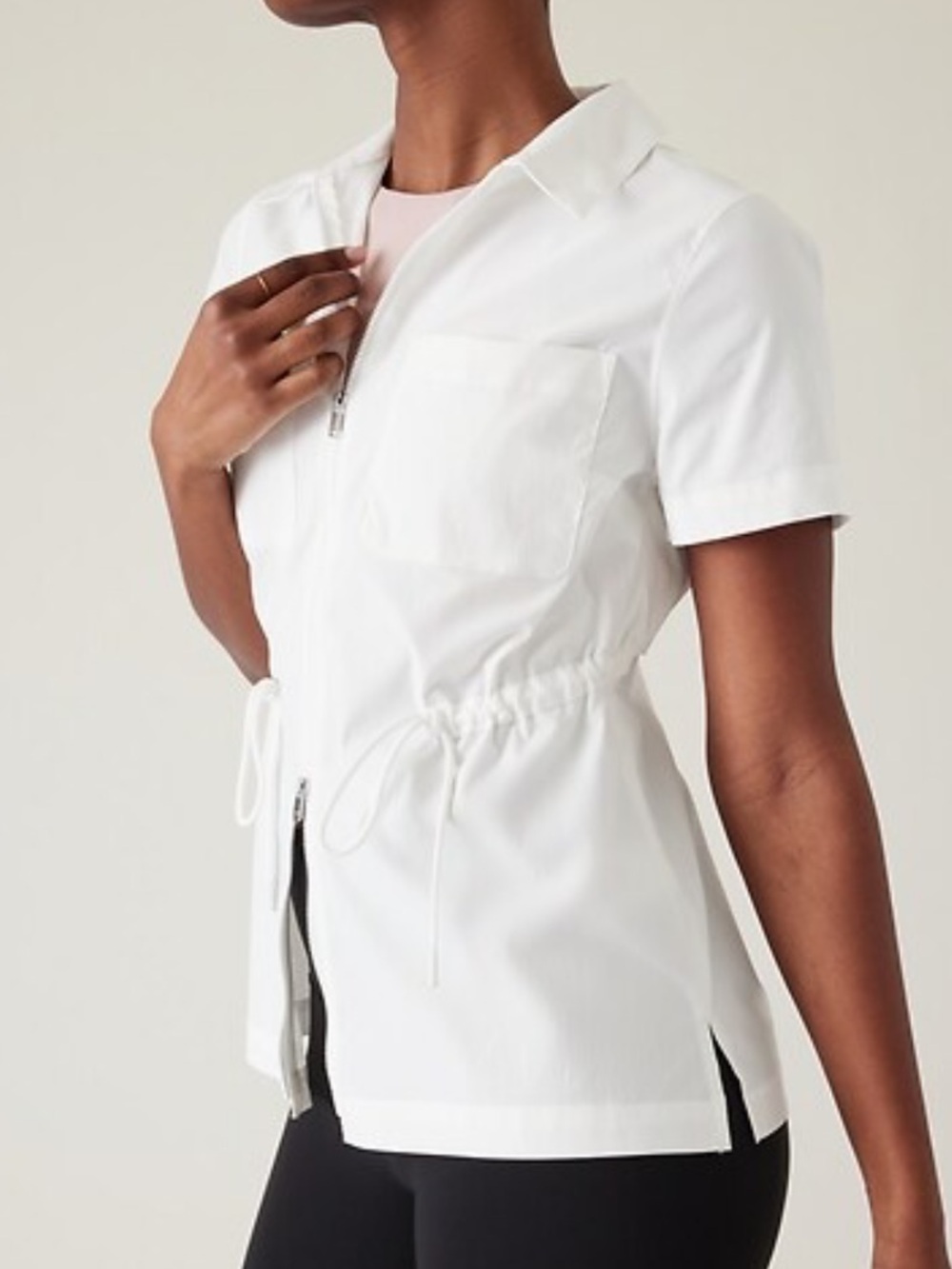 * | Athleta | Advantage Cinch Top. Size L.